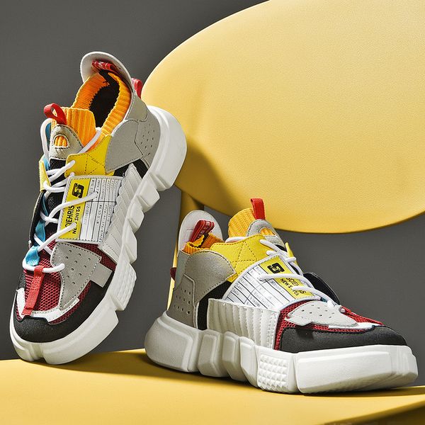 man sports shoes thick bottom men running shoes trend sports brand outdoor damping non-slip walking sneakers c1103, Black;white
man sports shoes thick bottom men running shoes trend sports brand outdoor damping non-slip walking sneakers c1103, Black;white