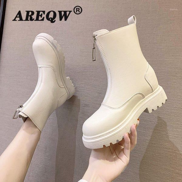 women boots zipper sheepskin platform heel soft comfortable ankle boots fashion casual shoes1, Black
women boots zipper sheepskin platform heel soft comfortable ankle boots fashion casual shoes1, Black