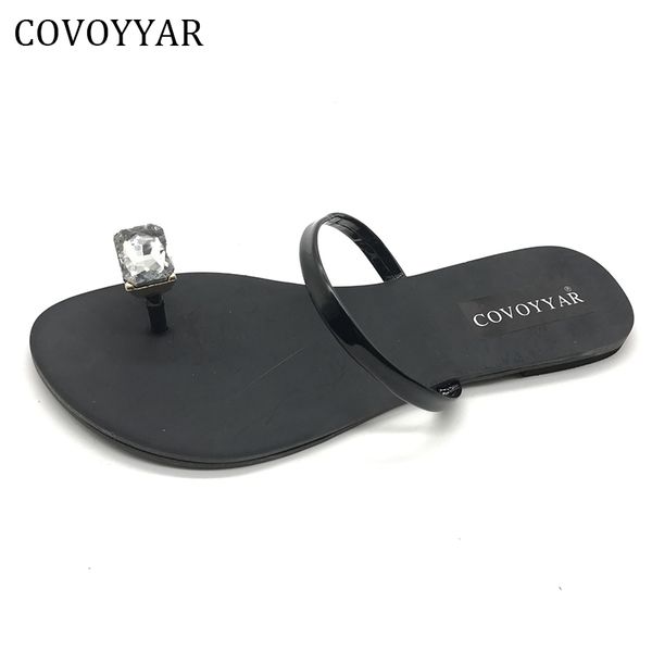 covoyyar rhinestone toe ring summer flat sandals women fashion open toe flip flops slides slip on beach shoes wss50 y200405, Black
covoyyar rhinestone toe ring summer flat sandals women fashion open toe flip flops slides slip on beach shoes wss50 y200405, Black