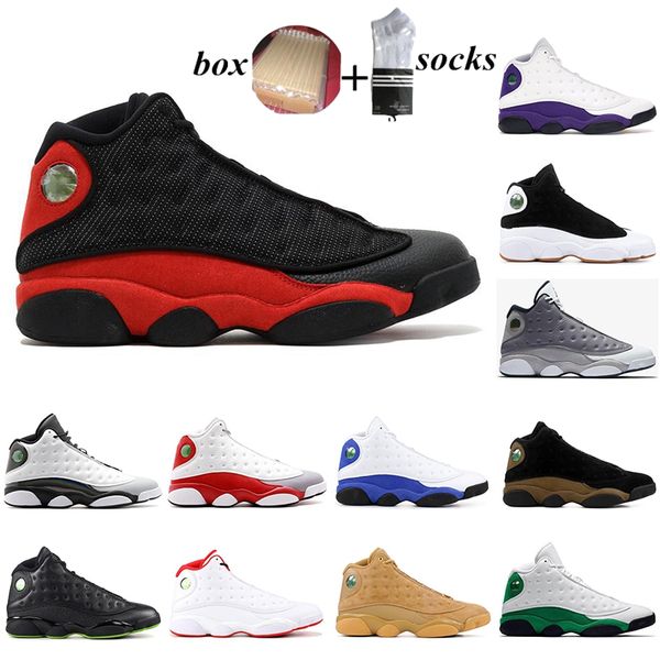 with box playground jumpman 13 13s men basketball shoes barons flint and gown island green he got game sports sneakers mens womens 40-47, White;red
with box playground jumpman 13 13s men basketball shoes barons flint and gown island green he got game sports sneakers mens womens 40-47, White;red