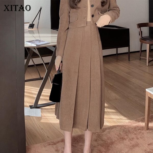 xitao vintage wrinkles skirt women winter trendy fashion new style a line style empire waist elegant match all pleated zy3323 y1214, Black
xitao vintage wrinkles skirt women winter trendy fashion new style a line style empire waist elegant match all pleated zy3323 y1214, Black