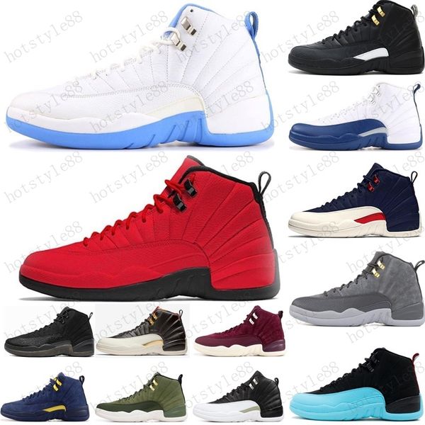gym red 12 12s basketball shoes men bulls michigan the master black white gamma blue mens trainer sports sneakers size 40-46
gym red 12 12s basketball shoes men bulls michigan the master black white gamma blue mens trainer sports sneakers size 40-46