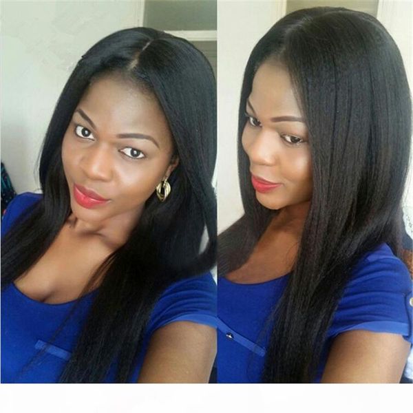 brazilian yaki straight hair wig glueless full lace wigs lace front wig color #1b kinky straight human hair wigs for black women, Black;brown
brazilian yaki straight hair wig glueless full lace wigs lace front wig color #1b kinky straight human hair wigs for black women, Black;brown