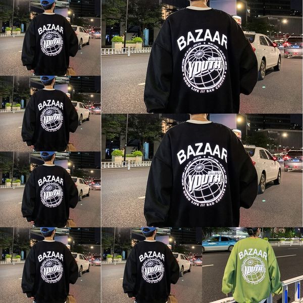 zt9jn 2020 new lovers sweater autumn men's letter udvfj crew neck sweater loose long sleeve bottom coat for underpants printed, Black
zt9jn 2020 new lovers sweater autumn men's letter udvfj crew neck sweater loose long sleeve bottom coat for underpants printed, Black