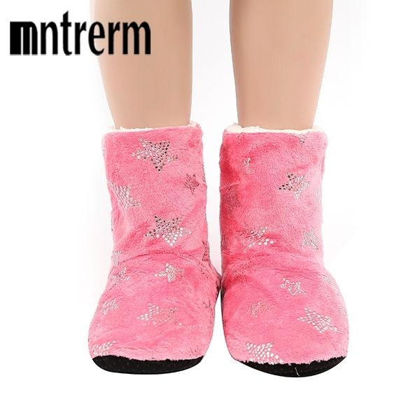 mntrerm new winter warm long tube women home slippers star pattern soft bottom indoor shoes casual plush slippers 6 color y201026, Black
mntrerm new winter warm long tube women home slippers star pattern soft bottom indoor shoes casual plush slippers 6 color y201026, Black