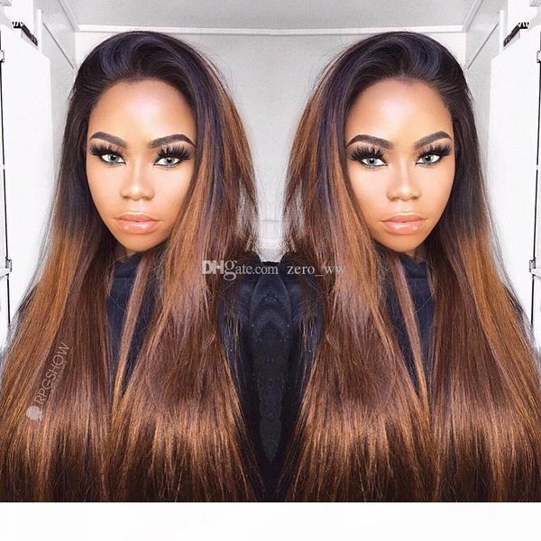 straight glueless full lace wigs remy human hair with baby hair ombre 1b 30 dark roots blonde for black women, Black;brown
straight glueless full lace wigs remy human hair with baby hair ombre 1b 30 dark roots blonde for black women, Black;brown
