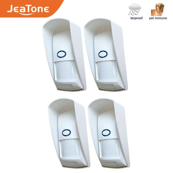 jeatone 433mhz wireless pir sensor infrared outdoor motion detector with pet immune waterproof for home security alarm system
jeatone 433mhz wireless pir sensor infrared outdoor motion detector with pet immune waterproof for home security alarm system