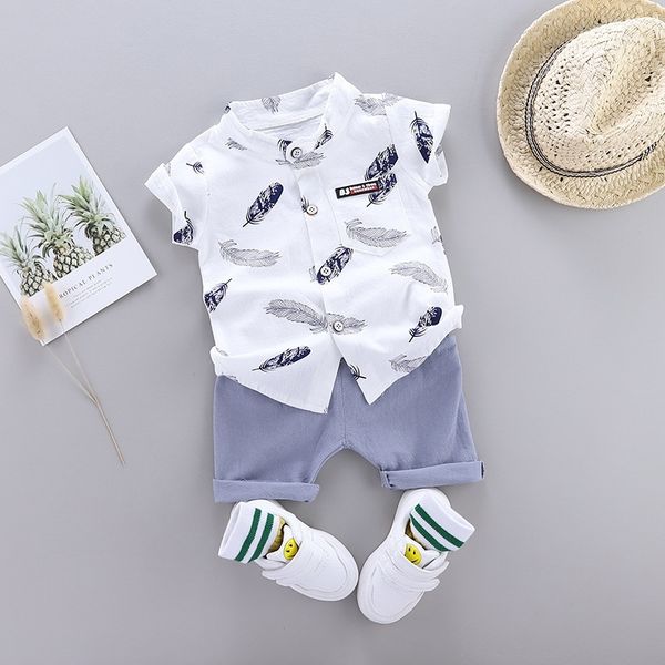 boy summer clothes set for kid baby clothing suit new fashion feather print set infant toddler boys clothes set lj200814, White
boy summer clothes set for kid baby clothing suit new fashion feather print set infant toddler boys clothes set lj200814, White