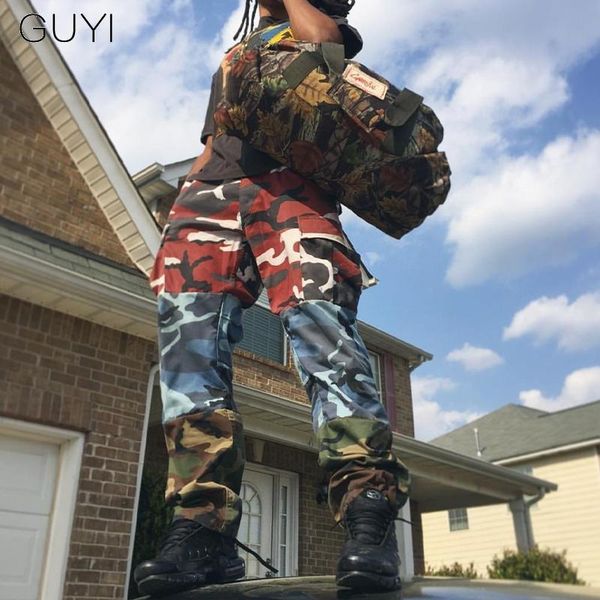 men's pants camo camouflage cargo men patchwork casual streetwear outdoor sports pockets joggers tactical sweatpants hip hop trousers, Black
men's pants camo camouflage cargo men patchwork casual streetwear outdoor sports pockets joggers tactical sweatpants hip hop trousers, Black