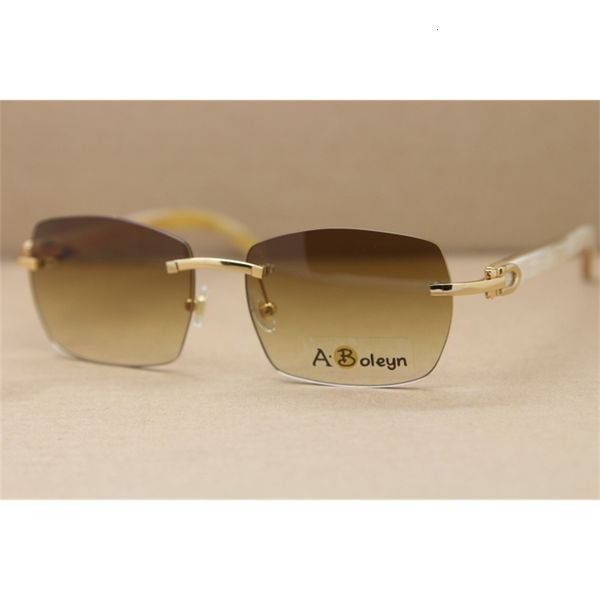selling rimless white t8100905 buffalo horn sunglasses sunglasses women glasses frames women c decoration gold frame glasse size:57-18-140mm, White;black
selling rimless white t8100905 buffalo horn sunglasses sunglasses women glasses frames women c decoration gold frame glasse size:57-18-140mm, White;black