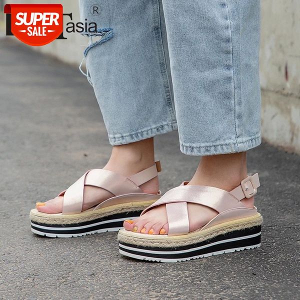 doratasia summer brand elegant cross tied platform sandals summer wedges sandals women fashion genuine leather shoes woman #pi6m, Black
doratasia summer brand elegant cross tied platform sandals summer wedges sandals women fashion genuine leather shoes woman #pi6m, Black