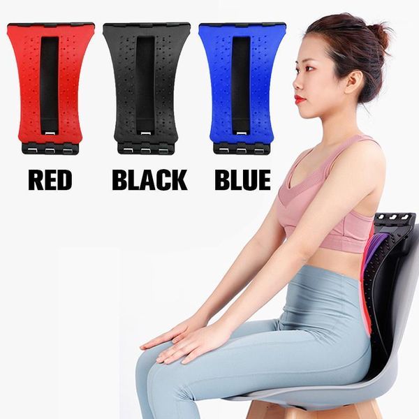 back support massager stretcher pain relief chiropractic fitness relax equipment stretch lumbar spine1, Black;blue
back support massager stretcher pain relief chiropractic fitness relax equipment stretch lumbar spine1, Black;blue
