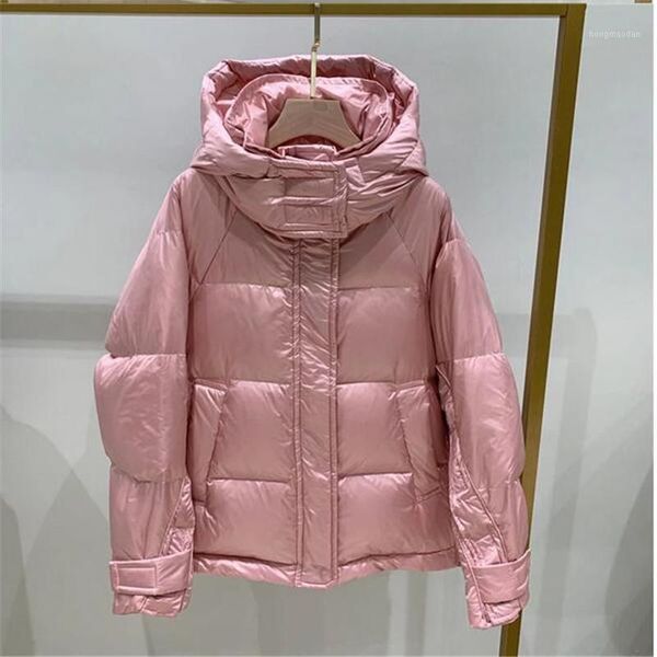 new women's long glossy fabric pockets hooded down jacket white duck down parka women short jacket outwear1, Black
new women's long glossy fabric pockets hooded down jacket white duck down parka women short jacket outwear1, Black