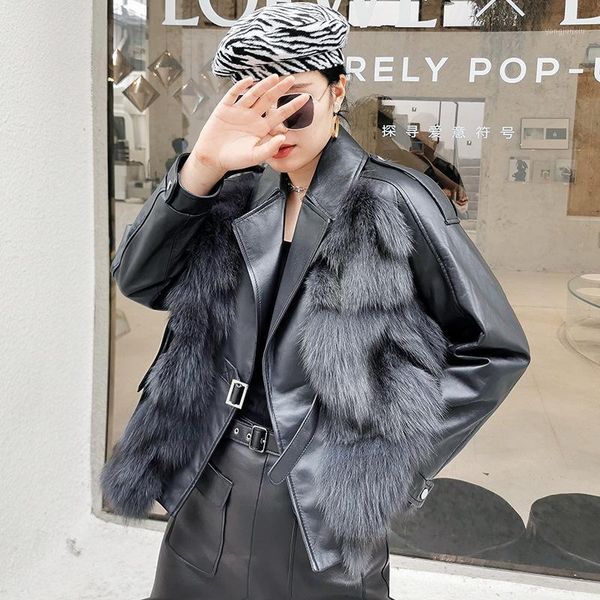 2020real fur coat women fur jacket women leather coat off shoulder sheepskin jacket genuine leather jackets customizable1, Black
2020real fur coat women fur jacket women leather coat off shoulder sheepskin jacket genuine leather jackets customizable1, Black