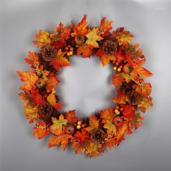 halloween pinecone maple wreath garland home window decoration festival ornaments decor wreath 1pc 0516#301
halloween pinecone maple wreath garland home window decoration festival ornaments decor wreath 1pc 0516#301