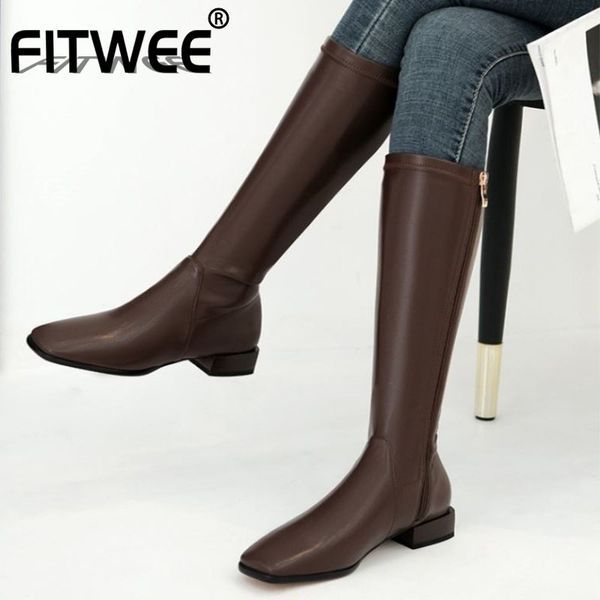 boots fitwee women knee square toe zipper winter shoes woman fashion warm long office lady daily footwear size 33-43, Black
boots fitwee women knee square toe zipper winter shoes woman fashion warm long office lady daily footwear size 33-43, Black