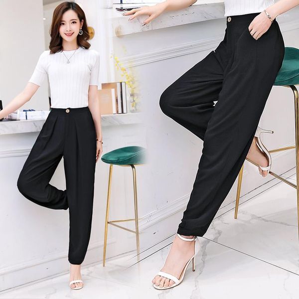 women's pants & capris harem 2021 spring summer casual vintage elastic waist trouser women cotton linen plus size 5xl1, Black;white
women's pants & capris harem 2021 spring summer casual vintage elastic waist trouser women cotton linen plus size 5xl1, Black;white