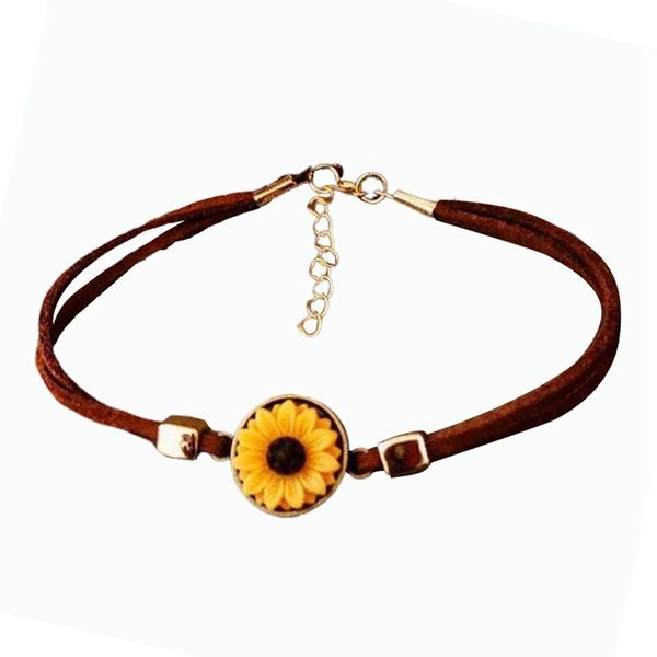 charm bracelets 2021 vintage sunflower bracelet handmade rope sister love friendship for women gift, Golden;silver
charm bracelets 2021 vintage sunflower bracelet handmade rope sister love friendship for women gift, Golden;silver