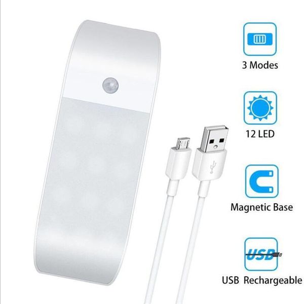 12 leds pir motion sensor night light cabinet lamp usb rechargable for kitchen bedroom wardrobe lighting night lights
12 leds pir motion sensor night light cabinet lamp usb rechargable for kitchen bedroom wardrobe lighting night lights