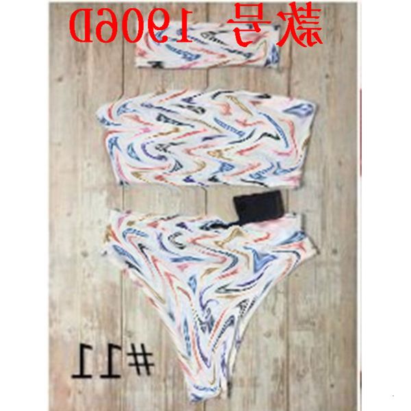 women's split printed v swimsuit bikini 
women's split printed v swimsuit bikini
