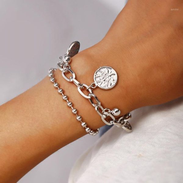 europe and the united states new fashion life tree pendant bracelet creative retro simple alloy silver double bracelet wholesale1, Black
europe and the united states new fashion life tree pendant bracelet creative retro simple alloy silver double bracelet wholesale1, Black