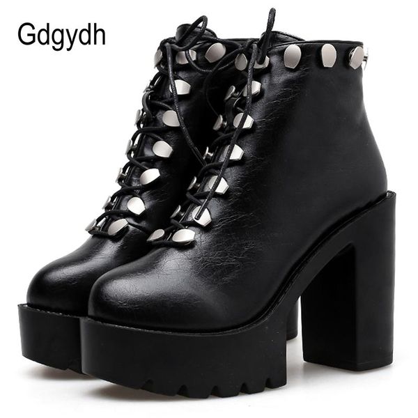gdgydh fashion rivet motorcycle boots women black leather square heel ladies shoes autumn spring platform shoes drop shipping
gdgydh fashion rivet motorcycle boots women black leather square heel ladies shoes autumn spring platform shoes drop shipping