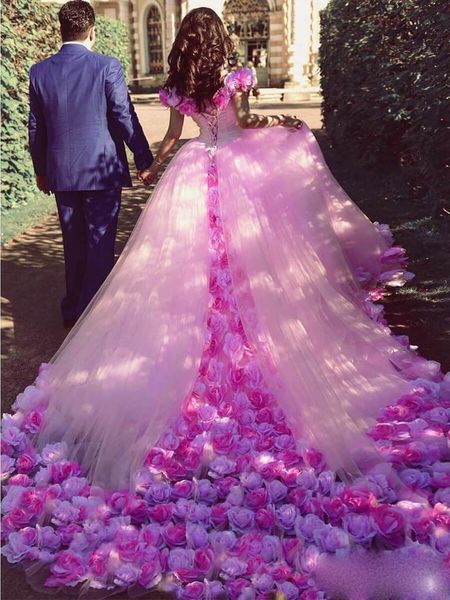 pink 3d flowers princess quinceanera dresses corset tulle sweet 16 dresses long train vestido de debutante off the shoulder 15 years girls b, Blue;red
pink 3d flowers princess quinceanera dresses corset tulle sweet 16 dresses long train vestido de debutante off the shoulder 15 years girls b, Blue;red