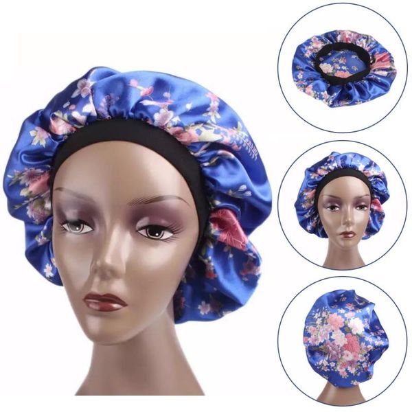 women sleep cap soft satin night sleep cap hair bonnet silk comfortable head cover wide elastic band hair loss - 22 colors, Blue;gray
women sleep cap soft satin night sleep cap hair bonnet silk comfortable head cover wide elastic band hair loss - 22 colors, Blue;gray