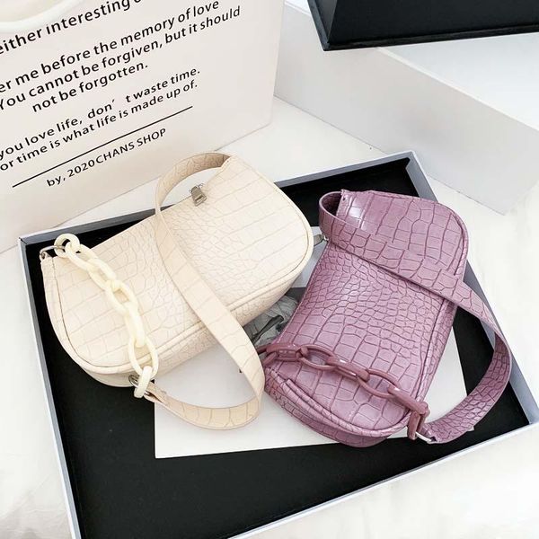 cross body 7 color fashion chain handbags women crocodile leather handle bag ladies baguette shoulder bags vintage female armpit purse
cross body 7 color fashion chain handbags women crocodile leather handle bag ladies baguette shoulder bags vintage female armpit purse