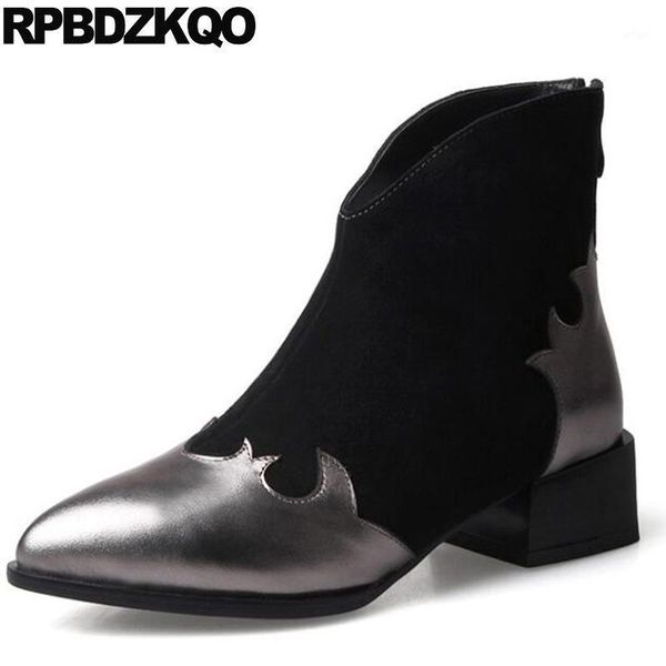 chunky 2021 plus size black shoes suede big women ankle boots medium heel 10 genuine leather pointed toe winter1
chunky 2021 plus size black shoes suede big women ankle boots medium heel 10 genuine leather pointed toe winter1