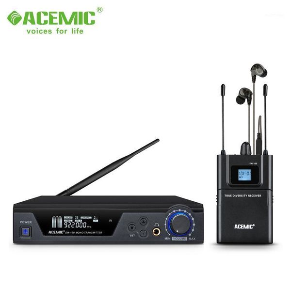acemic em-100 wireless in ear monitor system uhf pro audio 2 channels 4 receivers bodypacks monitoring with lcd display1
acemic em-100 wireless in ear monitor system uhf pro audio 2 channels 4 receivers bodypacks monitoring with lcd display1