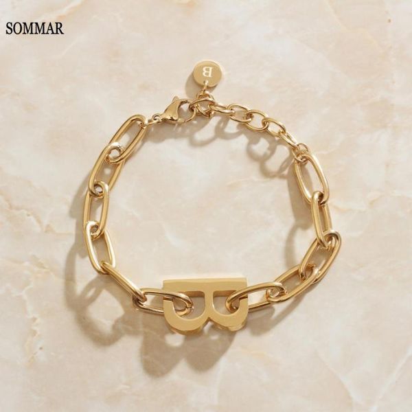 link, chain sommar gift gold vermeil girl bracelet charms exaggerated letters b bracelete engagement wedding jewelry accessories, Black
link, chain sommar gift gold vermeil girl bracelet charms exaggerated letters b bracelete engagement wedding jewelry accessories, Black
