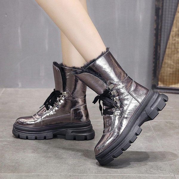 swyivy winter fur sneakers women plush snow boots bandage 2020 new female ankle boots platform warm shoes for winter for women, Black
swyivy winter fur sneakers women plush snow boots bandage 2020 new female ankle boots platform warm shoes for winter for women, Black
