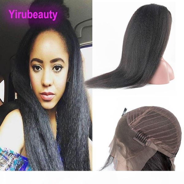 peruvian unprocessed human hair kinky straight yaki 13x4 lace front wig 8-30inch kinky straight hair products lace front wigs natural color, Black;brown
peruvian unprocessed human hair kinky straight yaki 13x4 lace front wig 8-30inch kinky straight hair products lace front wigs natural color, Black;brown