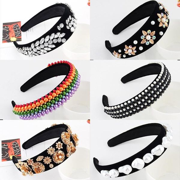 meild retro floral hairband for women girl pearl crystal rhinestone headband luxury jewelry ethnic wide wedding hair accessories
meild retro floral hairband for women girl pearl crystal rhinestone headband luxury jewelry ethnic wide wedding hair accessories