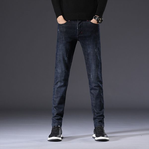 2020 new jeans korean version thick versatile men's youth long pants autumn and winter slim straight tube, Blue
2020 new jeans korean version thick versatile men's youth long pants autumn and winter slim straight tube, Blue