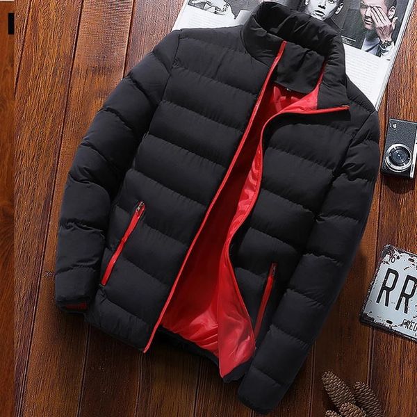 new men's parka coat cotton added winter coat men's warm coat men's solid color stand-up collar zipper thick down parka 4xl, Black;brown
new men's parka coat cotton added winter coat men's warm coat men's solid color stand-up collar zipper thick down parka 4xl, Black;brown