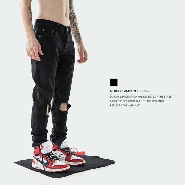 men's jeans nagri fashion brand spring and autumn wear high street wash cut pants, Blue
men's jeans nagri fashion brand spring and autumn wear high street wash cut pants, Blue