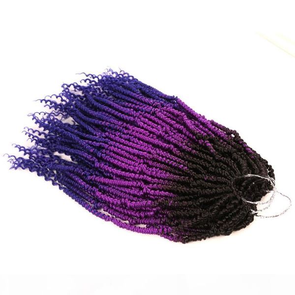 12 inch ombre bomb twist pre looped braid crochet braiding synthetic crochet hair extension 70g pc pre-twisted passion twist hair, Black
12 inch ombre bomb twist pre looped braid crochet braiding synthetic crochet hair extension 70g pc pre-twisted passion twist hair, Black