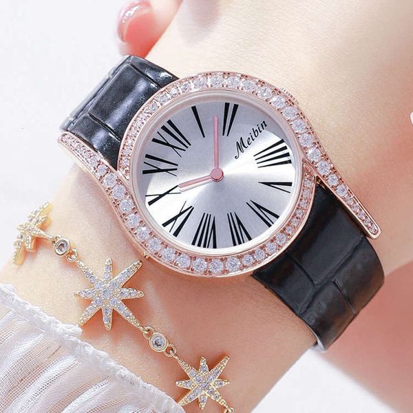 women's watch dial meibin fashion round quartz women's watch waterproof, Slivery;brown
women's watch dial meibin fashion round quartz women's watch waterproof, Slivery;brown
