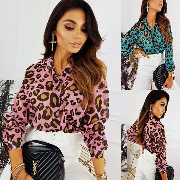 women's blouses & shirts women chiffon female leopard pattern blouse long sleeve buttons stand collar elegant ladies clothing fashion 2, White
women's blouses & shirts women chiffon female leopard pattern blouse long sleeve buttons stand collar elegant ladies clothing fashion 2, White