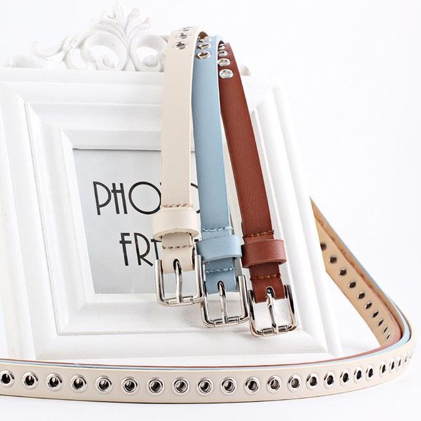 belts rivet lady's belt imitation leather fashion versatile waist student decorative korean for women, Black;brown
belts rivet lady's belt imitation leather fashion versatile waist student decorative korean for women, Black;brown
