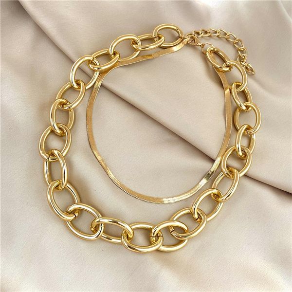 мода goth punk большой толстый цепи ожерелье для женщин hiphop многослойные snake chain link choker ожерелья партии ювелирных изделий подарк, Golden;silver
мода goth punk большой толстый цепи ожерелье для женщин hiphop многослойные snake chain link choker ожерелья партии ювелирных изделий подарк, Golden;silver