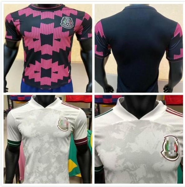 player version 20 21 mexico soccer jerseys away h.lozano dos santos chicharito 2020 2021 pink black men kids kit football uniform shirts, Black;yellow
player version 20 21 mexico soccer jerseys away h.lozano dos santos chicharito 2020 2021 pink black men kids kit football uniform shirts, Black;yellow