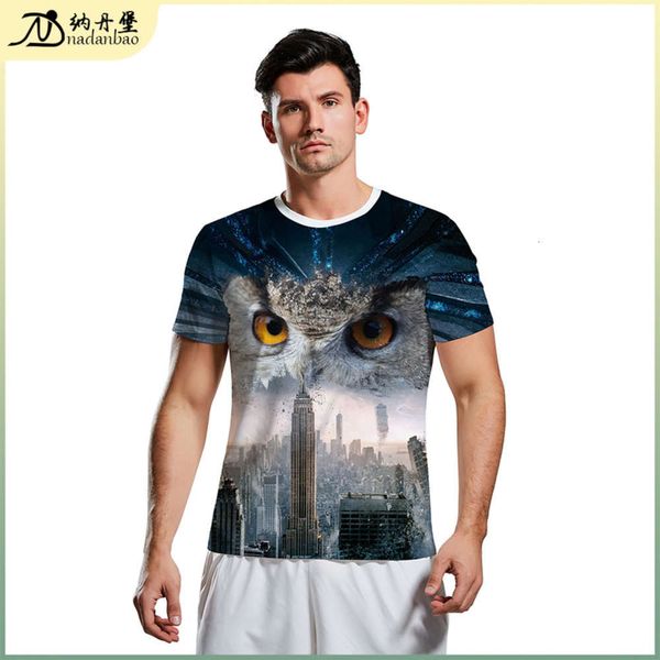 spring and new wear summer fashion creative 3d digital printing men's slim t-shirt b129-9165, Black
spring and new wear summer fashion creative 3d digital printing men's slim t-shirt b129-9165, Black