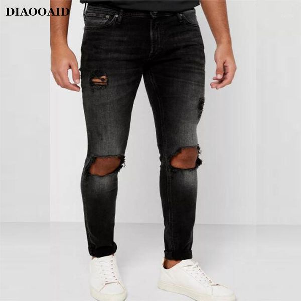 2019 fashion streetwear men's jeans black color skinny destroyed ripped jeans broken pants hip hop male denim trousers1, Blue
2019 fashion streetwear men's jeans black color skinny destroyed ripped jeans broken pants hip hop male denim trousers1, Blue