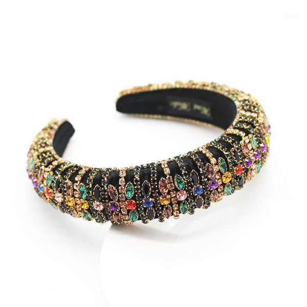 hair accessories baroque colorful crystal headbands thick padded hairband woman party dance accessories1, Slivery;white
hair accessories baroque colorful crystal headbands thick padded hairband woman party dance accessories1, Slivery;white