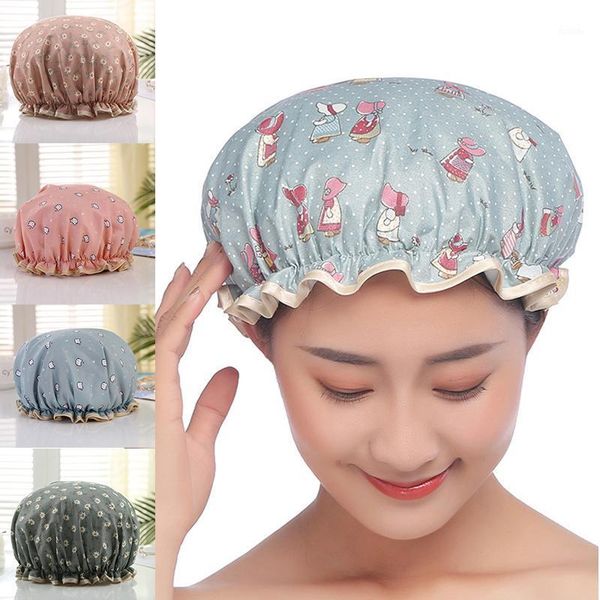 1pcs hair cover bathroom products polyester cotton shower hats double layer multicolor waterproof bathing cap cartoon1
1pcs hair cover bathroom products polyester cotton shower hats double layer multicolor waterproof bathing cap cartoon1