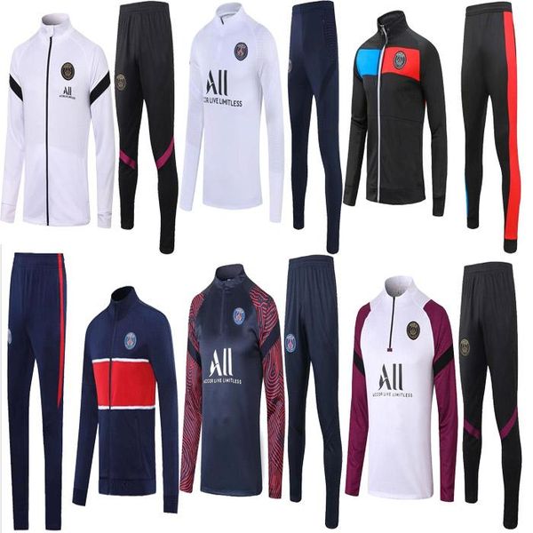 new 2020 2021 paris football training suits 20 21 paris mbappe survetement soccer tracksuit maillots de foot chandal kit, Black
new 2020 2021 paris football training suits 20 21 paris mbappe survetement soccer tracksuit maillots de foot chandal kit, Black