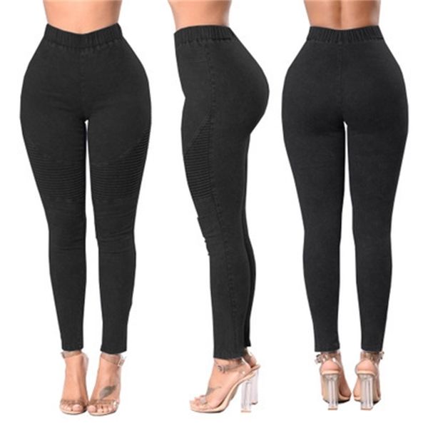 autumn winter fitness skinny denim jeans women casual pencil pants pleated stretch elastic waist jean bodycon trousers s-xxl y200417, Blue
autumn winter fitness skinny denim jeans women casual pencil pants pleated stretch elastic waist jean bodycon trousers s-xxl y200417, Blue